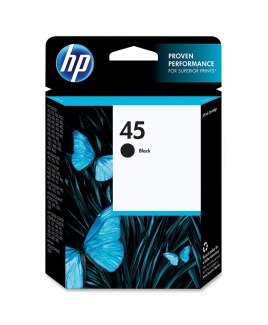 HP 45 Black Original Ink Cartridge (51645AA)